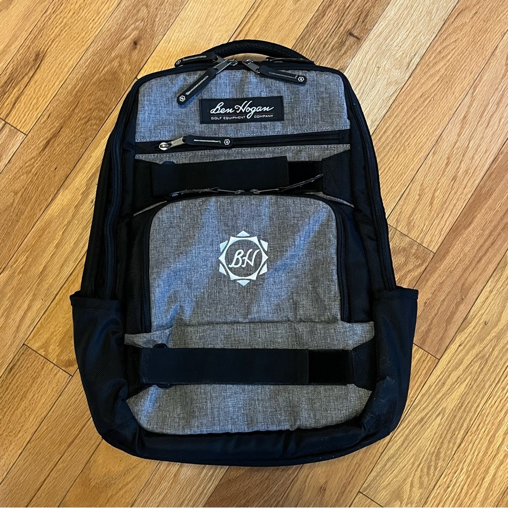 Ben Hogan Men's Golf Backpack Black/Grey
